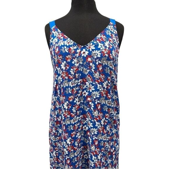 rag & Bone Estell Floral Crepe Sleeveless Midi Dress Sz S - Picture 2 of 14